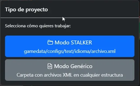 ZoneTraductor: el asistente para crear un proyecto