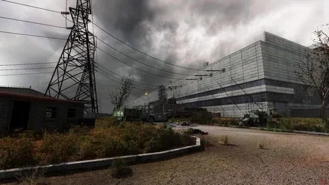 La Central Nuclear y el Sarcófago (imagen)