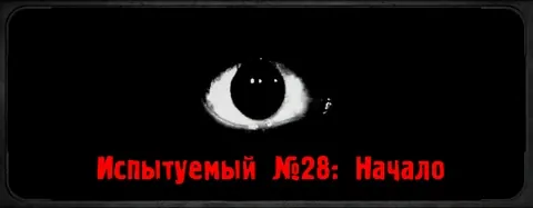Sujeto de pruebas nº 28: El comienzo (Испытуемый №28): captura de su página